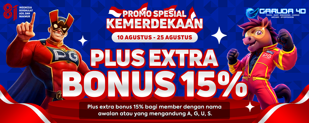 Promo 17 Agustus 2026 Extra 15%